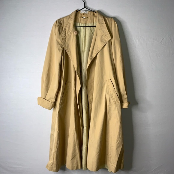 Unbranded Jackets & Blazers - Made in Hong Kong Trench Coat Beige Size 7